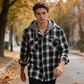 🧢Men's Plaid Flannel Hooded Shirt Jacket – Warm, Comfortable & Effortlessly Stylish