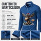 🍂🦌Men's Moose Print Long Sleeve Collared Top – Casual, Comfortable & Effortlessly Stylish