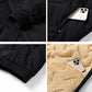 Men's Quilted Winter Jacket with Faux Fleece Lining ✨