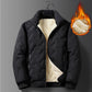 Men's Quilted Winter Jacket with Faux Fleece Lining ✨