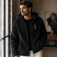 Men's Hooded Fleece Zipper Jacket ✨