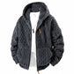 Men's Hooded Fleece Zipper Jacket ✨