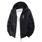 Men's Hooded Fleece Zipper Jacket ✨