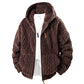 Men's Hooded Fleece Zipper Jacket ✨