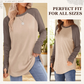 ⏰Last Day Sale 55% Off 💃 Women's Casual Long Sleeve Round Neck Top