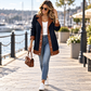 ⌛Limited-Time Offer🛍️Women's Lapel Plush Patchwork Jacket