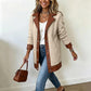 ⌛Limited-Time Offer🛍️Women's Lapel Plush Patchwork Jacket