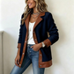 ⌛Limited-Time Offer🛍️Women's Lapel Plush Patchwork Jacket