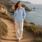 🧶Women's Relaxed Knit Long-Sleeve T-Shirt