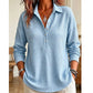 🧶Women's Relaxed Knit Long-Sleeve T-Shirt