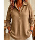 🧶Women's Relaxed Knit Long-Sleeve T-Shirt