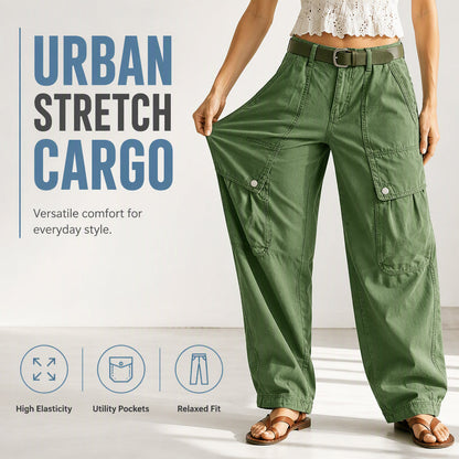 👖 LIMITED-TIME 50% OFF! ✨Women's Loose Stretchy Cargo Pants