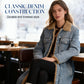 ⌛Limited-Time Offer 🛍️ Women's Warm Lined Long Denim Coat