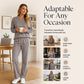 💫 Women's Half-Button Sweatshirt & Sweatpants Set