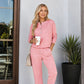 💫 Women's Half-Button Sweatshirt & Sweatpants Set
