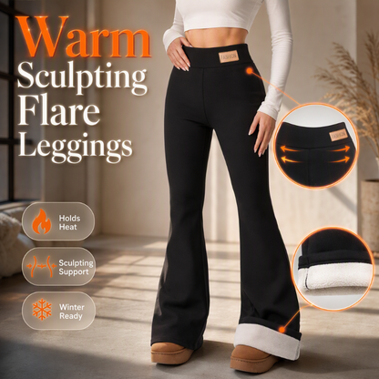 👖 LIMITED-TIME 50% OFF! ✨Women's Plush-Lined Flare Leggings