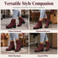 👢 Women's Chunky Heel Platform Ankle Boots