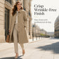 ⏰Last Day Sale 50% Off💃 Women's Single-Breasted Long Trench Coat