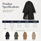 ⏰Last Day Sale 50% Off💃 Women's Single-Breasted Long Trench Coat