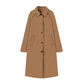 ⏰Last Day Sale 50% Off💃 Women's Single-Breasted Long Trench Coat