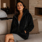 ⌛Limited-Time Offer 🧸Women's Cozy Fuzzy Hooded Jacket