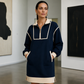 ⏰Last Day Sale 50% Off💃Women's Casual Half-Zip Sweatshirt Dress