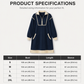 ⏰Last Day Sale 50% Off💃Women's Casual Half-Zip Sweatshirt Dress