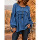 ⏰Last Day Sale 50% Off💃 Women's Loose Fit Fringe Trim Top