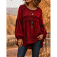 ⏰Last Day Sale 50% Off💃 Women's Loose Fit Fringe Trim Top