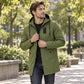 ⌛Limited-Time Offer🛍️Men's Mid-Length Hooded Windbreaker Trench