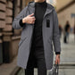 ⌛Limited-Time Offer🛍️Men's Mid-Length Hooded Windbreaker Trench