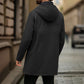⌛Limited-Time Offer🛍️Men's Mid-Length Hooded Windbreaker Trench