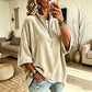 🌸 Women's 3/4 Sleeve Half-Zip Velvet Top