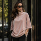 🌸 Women's 3/4 Sleeve Half-Zip Velvet Top