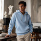 ⌛Limited-Time Offer🛍️ Men's Casual Half-Zip Corduroy Hoodie