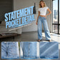 👖 LIMITED-TIME 50% OFF! ✨  Flattering Wide-Leg Jeans