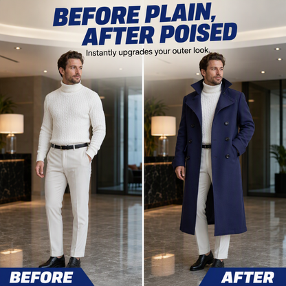 🧥 ✨ Men's Elegant Refined Warmth Overcoat
