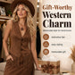 Women’s Vintage V-Neck Fringe Vest