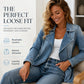 💙 LIMITED-TIME 50% OFF! ✨Women's Open Front Denim Trench Jacket