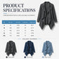 💙 LIMITED-TIME 50% OFF! ✨Women's Open Front Denim Trench Jacket