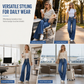 👖 LIMITED-TIME 50% OFF! ✨Women's Casual Loose Fit Wide Leg Denim Jeans