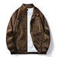 Men's Retro Stand Collar Bomber Jacket