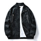 Men's Retro Stand Collar Bomber Jacket