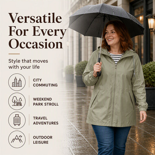 ⏳LAST DAY SALE 50% OFF !!💦Women's Outdoor Waterproof Hooded Jacket