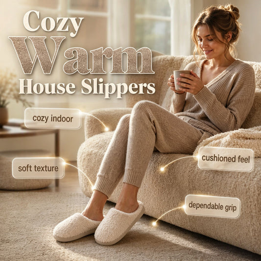 👣 ☁️ Cozy Winter Slippers for Men & Women