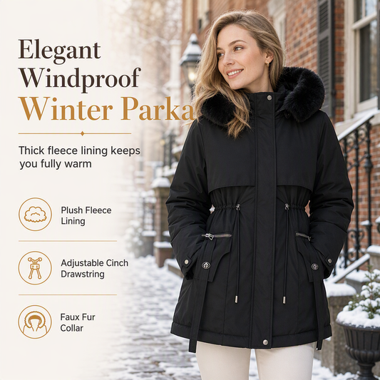 ⌛Limited-Time Offer🛍️ Women's Winter Faux Fur Padded Parka