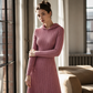 👗✨Women's Casual Ribbed Knit Hooded Dress