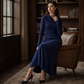 👗✨Women's Casual Ribbed Knit Hooded Dress