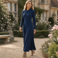 👗✨Women's Casual Ribbed Knit Hooded Dress