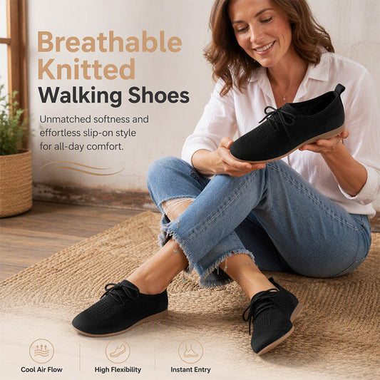 👟 ☁️Women's Casual Breathable Slip-On Flat Shoes